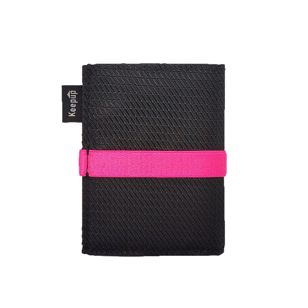 Billetera Tiny Casual Negro Fucsia